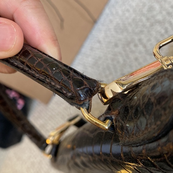 Hermes Kelly 35 crocodile - Picture 13 of 17